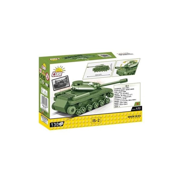 Modell - COBI - IS-2 - 130 delar - 1:72 - Grön