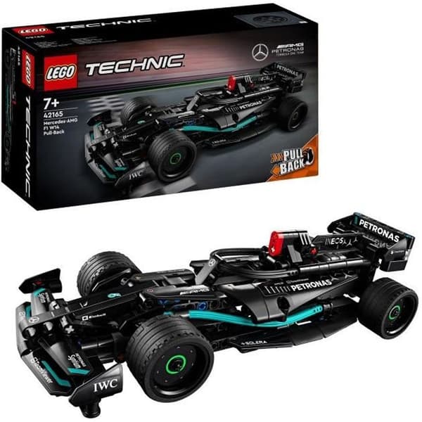 LEGO Technic 42165 Mercedes-AMG F1 W14 E Performance Pull-Back, Leksaksbil, Replika