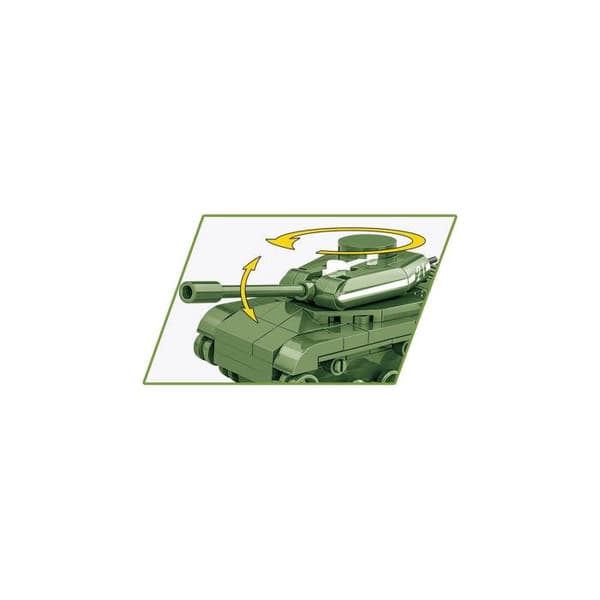 Modell - COBI - IS-2 - 130 delar - 1:72 - Grön
