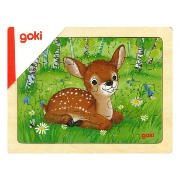 Goki - Set med 5 pussel av skogs djur ( GK-57334 )