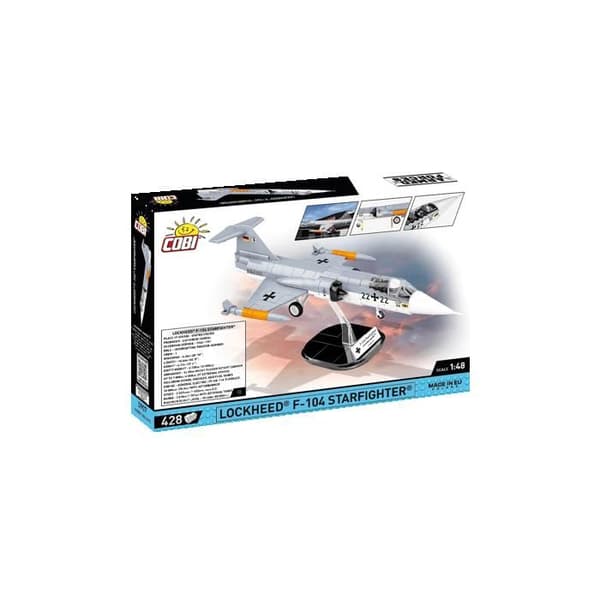 COBI -5907 LOCKHEED F-104 STARFIGHTER - BYGGSET - GRÅ