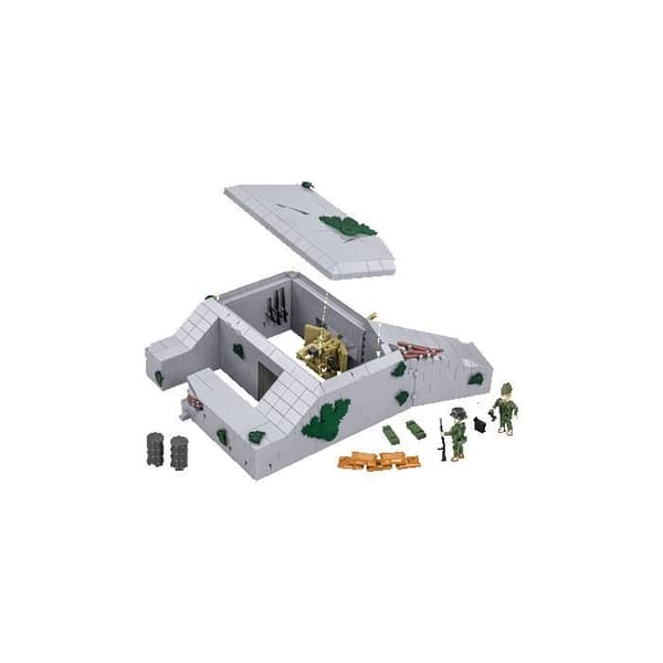 Byggset - COBI - Bunker Regelbau 667 - 630 bitar - 2 figurer - Vit