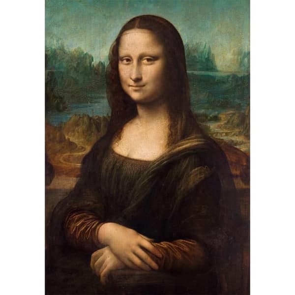Pussel Compact 1000 bitar: De Vinci: La Joconde