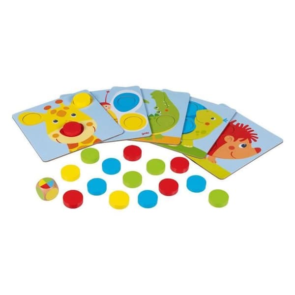 Goki mitt första färgsorteringsspel, 16dlg.