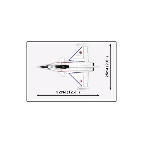 COBI 5931 - RAFALE A TEKNIKDEMONSTRATOR - VIT FLYGPLAN - BYGGSET