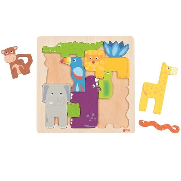 Goki - Pussel Safari - GOLLNEST & KIESEL