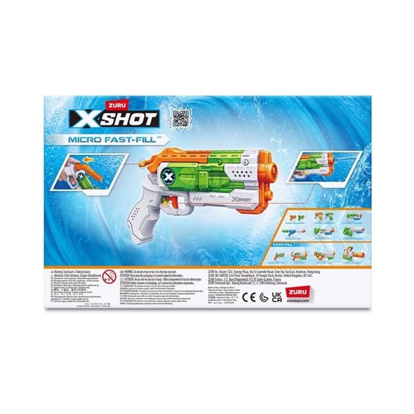 XSHOT Vatten - Snabbfyllande Mikrospruta