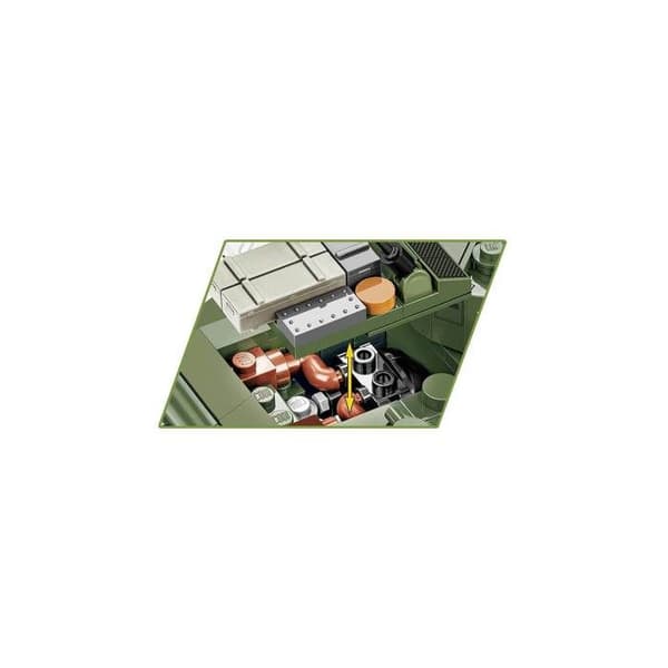 Byggset - COBI - M3 Stuart - 511 element - 2 figurer - Grön
