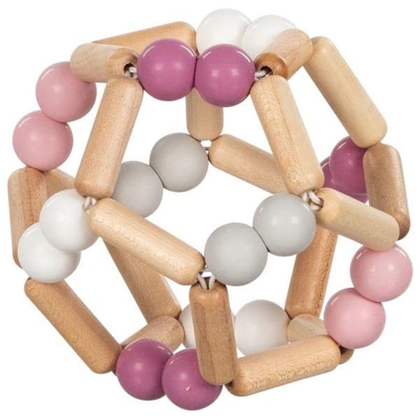 Rosa flexibel trä rangle - GOKI
