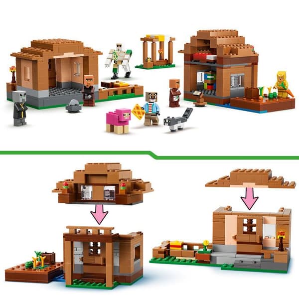 LEGO Minecraft 21596 Illusionisten i Byattack - Spel 9 år - Husmodeller