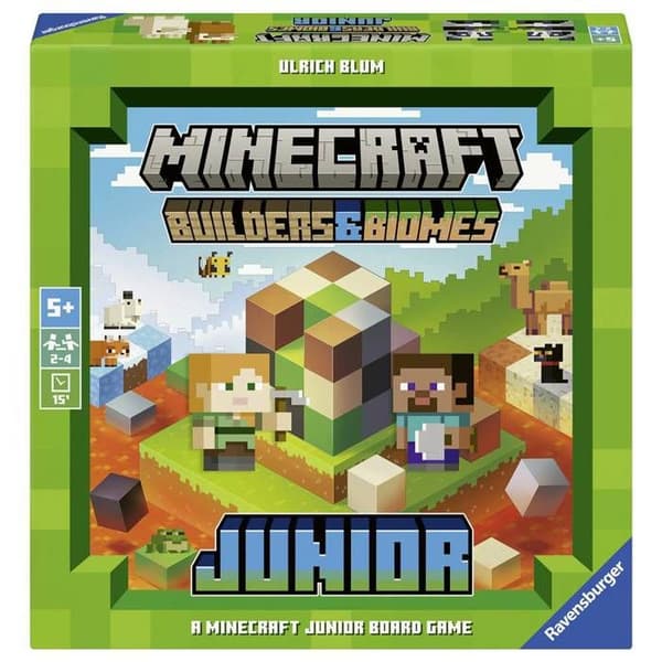 Ravensburger - Minecraft - Brädspel Builders & Biomes Junior
