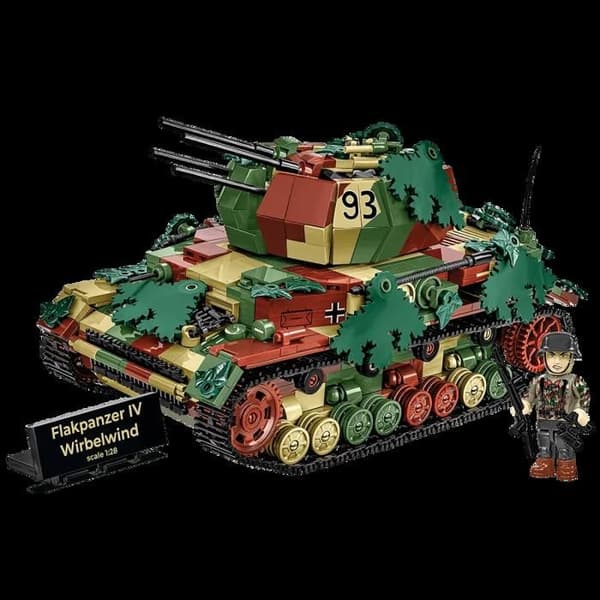 Modell - COBI - FLAKPANZER IV WIRBELWIND - Plast - Grå - 8 år och uppåt