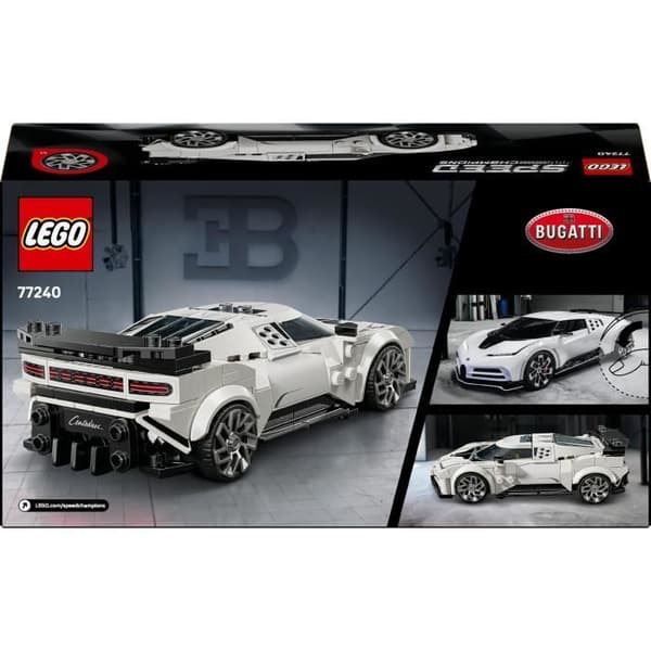 LEGO Speed Champions 77240 Hypercar Bugatti Centodieci - Leksaksbil för barn 9 år