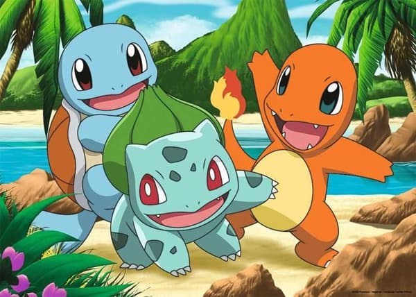 Pussel 2x24p - pikachu och hans pokémonvänner