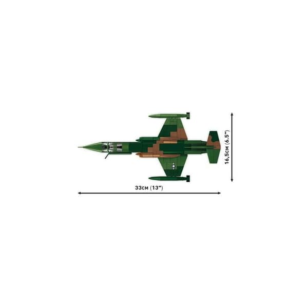 COBI 2426 - LOCKHEED F-104 STARFIGHTER - BYGGLEK - GRÖN