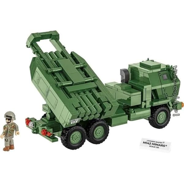 Maquette - COBI - M142 HIMARS - Plast - Grå - Att montera själv