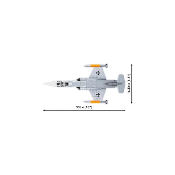 COBI -5907 LOCKHEED F-104 STARFIGHTER - BYGGSET - GRÅ