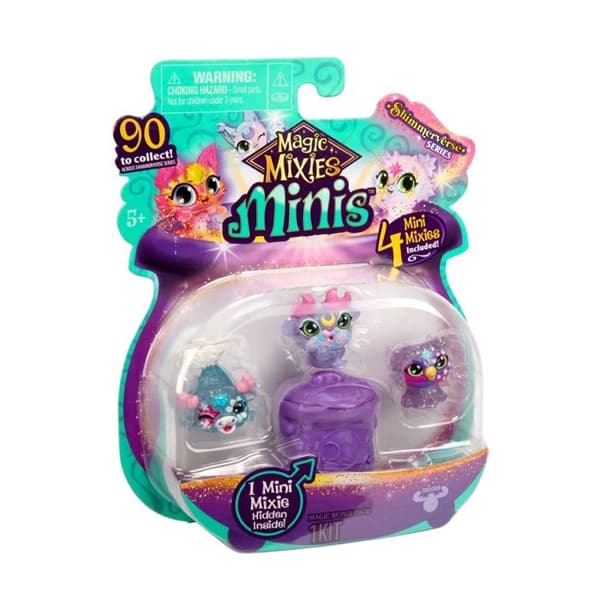 Magic Mixies Minis: S1 paket med 4
