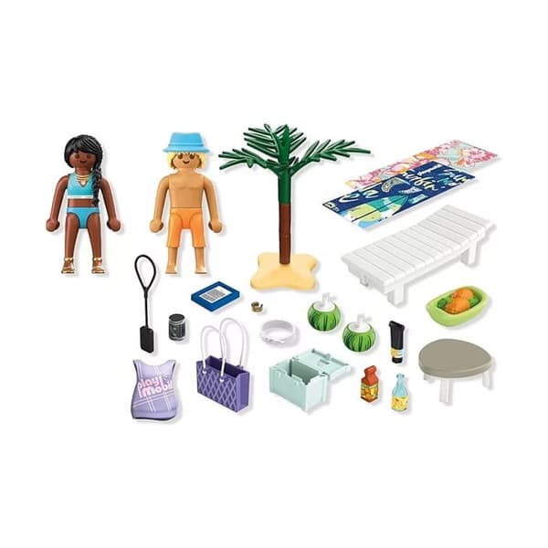 Leksak - PLAYMOBIL - 71908 - Semesterpar - Strand - Solstolar
