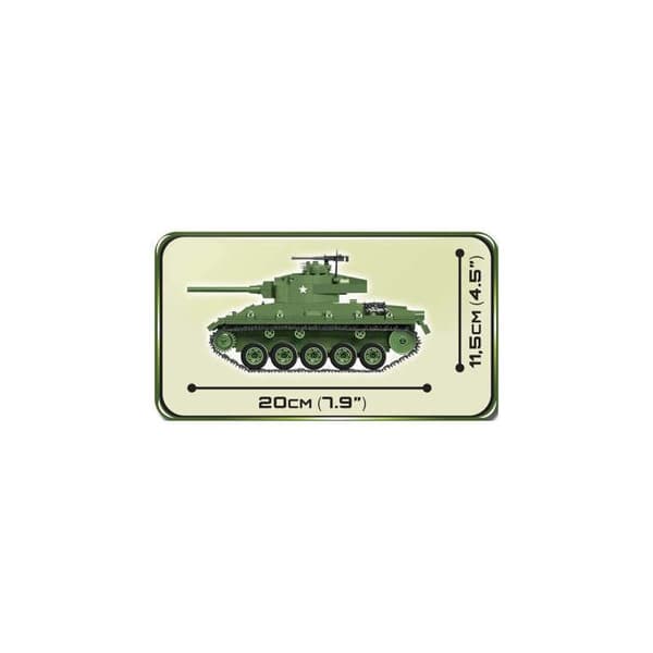 Byggspel - Cobi 2543 - M24 Chaffee