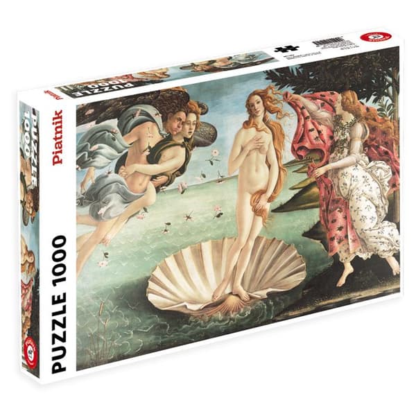 Pussel Piatnik Botticelli Venus födelse 1000 bitar