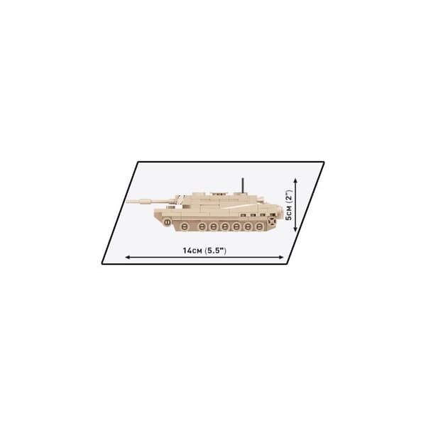 Modell - COBI - Abrams M1A2 - 1:72 - 174 delar - Beige