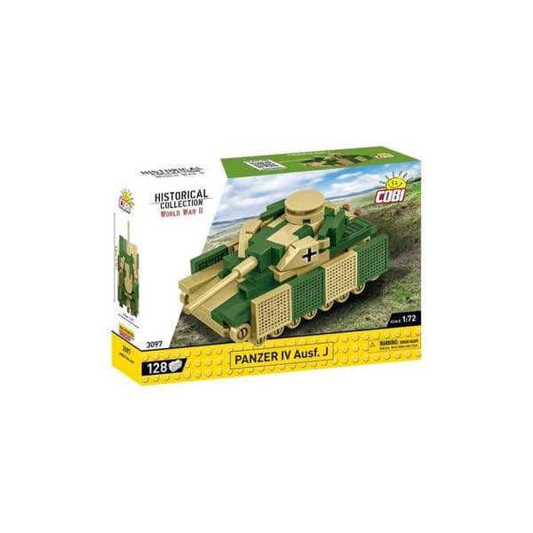 Maquette - COBI - PANZER IV AUSF. J - 128 element - 1:72 - Grön