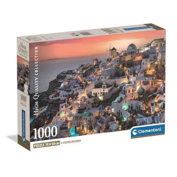 CLEMENTONI - Kompakt 1000 bitar - Santorinis nyanser