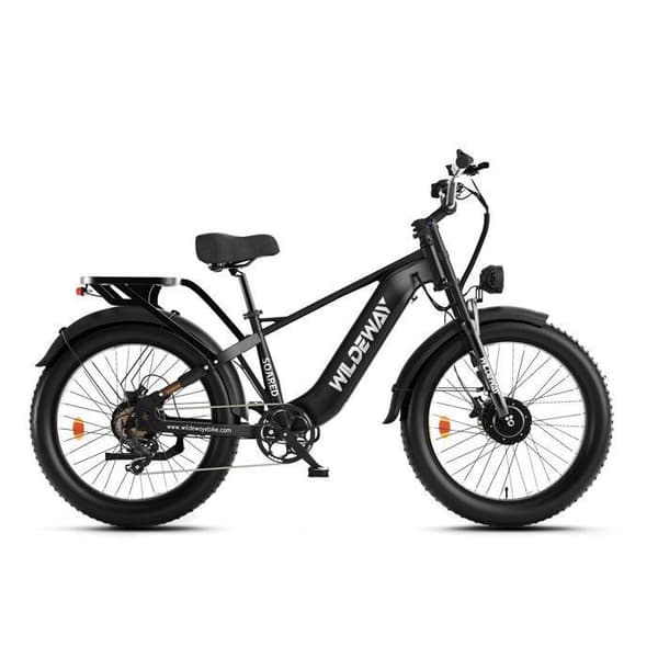Elcykel för terräng - WILDEWAY - Soared Pro Max - Dubbelmotor 1500W - Batteri 48V 30Ah - Däck 26×4.0