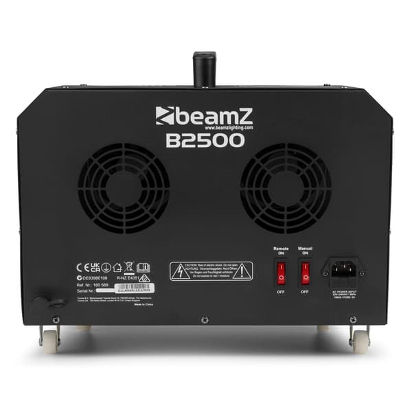 BeamZ B2500 dubbel bubbelmaskin stor modell
