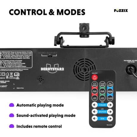 Fuzzix DerbyStar2 LED Party Light Effect