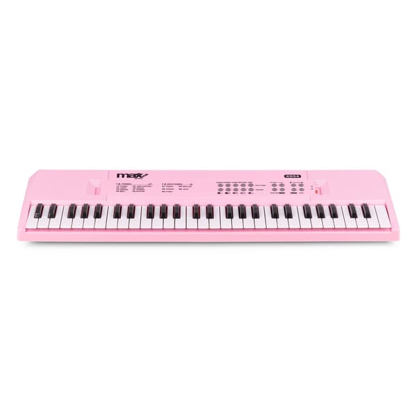 Max KD54 Electronic Keyboard 54-keys med batteri Rosa