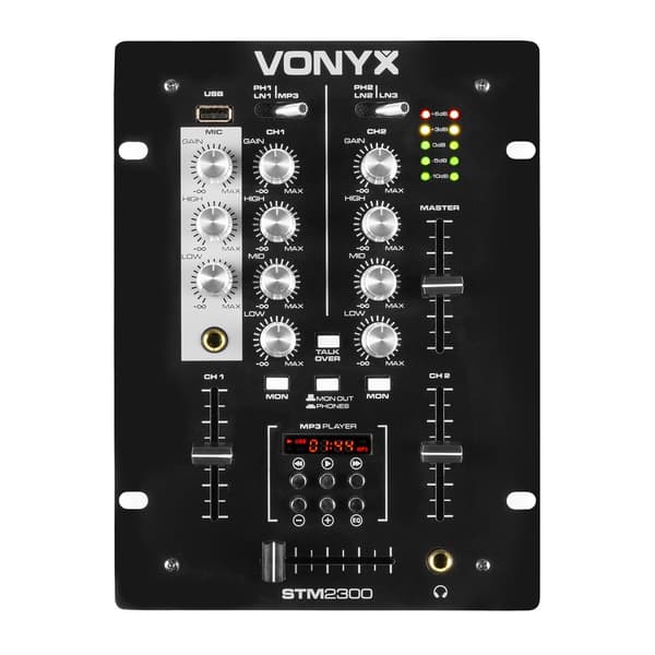 Vonyx STM-2300 Mixer 2 kanaler, MP3