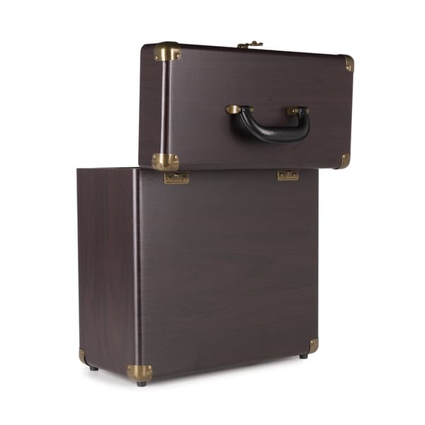 Audizio RC32 Vinyl Record Case Mörk Trä