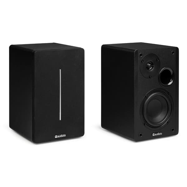 Audizio KS01B Active Bookshelf Speaker Set 120W BT Black