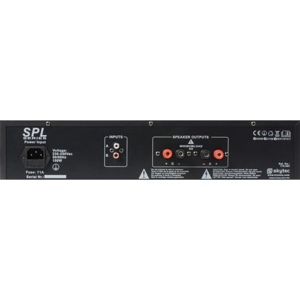 SPL300 Slutsteg 2x150W Peak Effekt svart