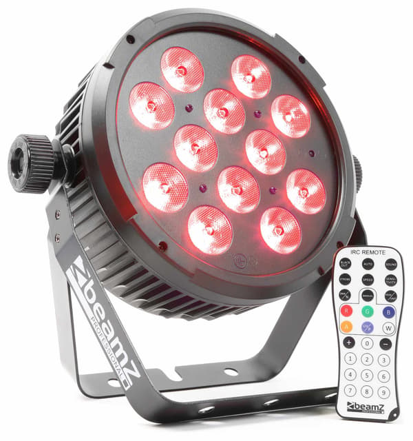 Beamz BT310 Flat PAR 12x6W 4-1 DMX IRC