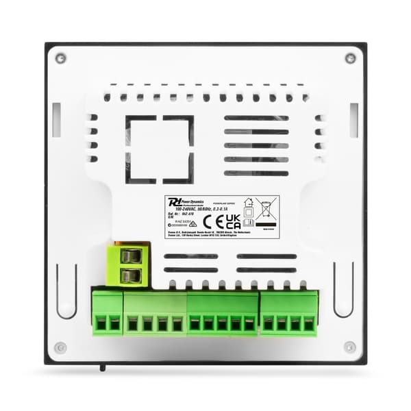 Power Dynamics Powerline B100W In-Wall Ljudförstärkare BT/LCD – Vit