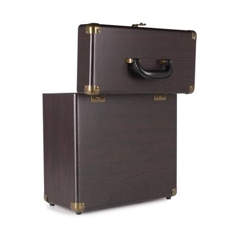 Audizio RC32 Vinyl Record Case Mörk Trä