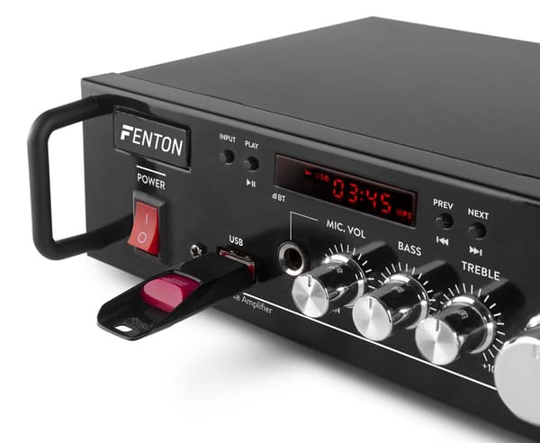 Fenton AV344 Karaoke förstärkare, MP3 med batter