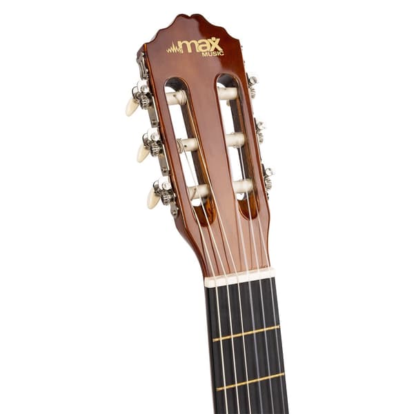 MAX SoloArt klassisk akustisk gitarr (39") Startset - Brun (trä)