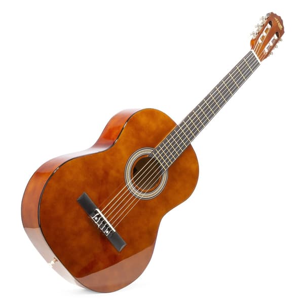 MAX SoloArt klassisk akustisk gitarr (39") Startset - Brun (trä)