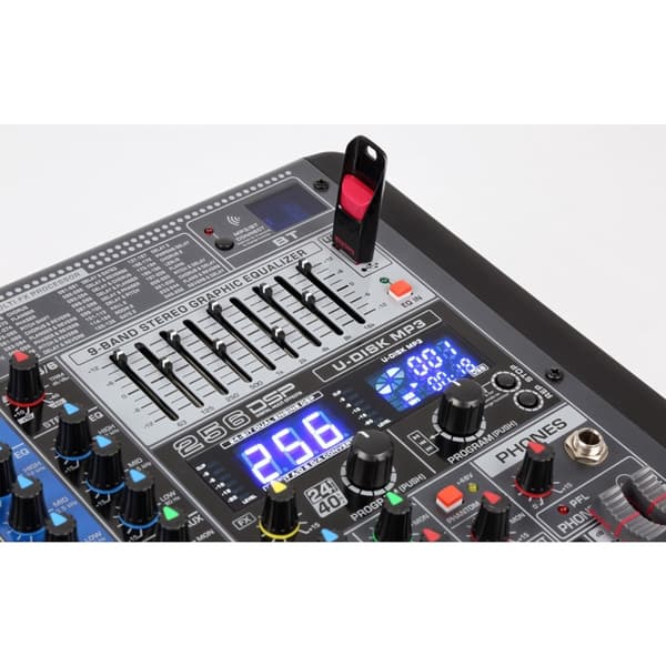 Power Dynamics PDM-S1204 Scen mixer12kanaler DSP/MP3