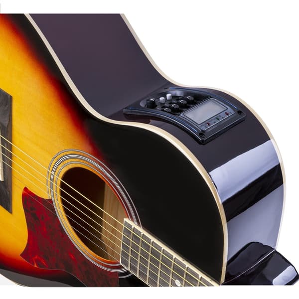 Showkit elektrisk akustisk gitarr pack sunburst