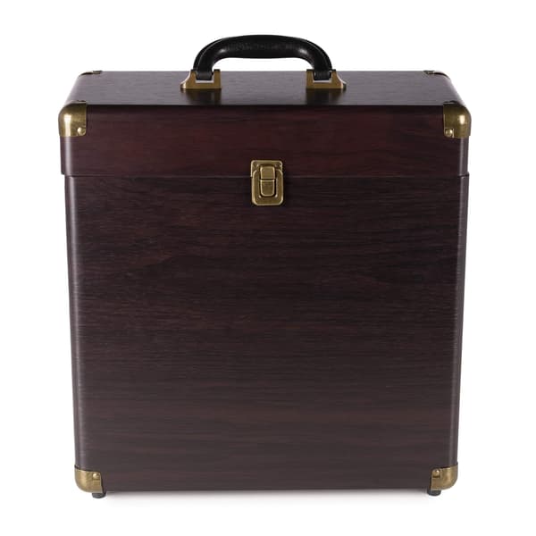Audizio RC32 Vinyl Record Case Mörk Trä