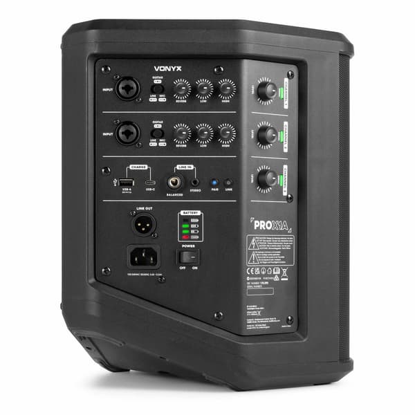 Vonyx PRO X1A batteridriven PA/Bluetooth-högtalare