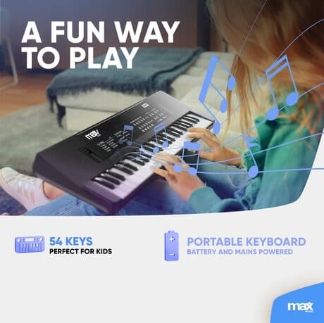 Max KD54 Electronic Keyboard 54-keys