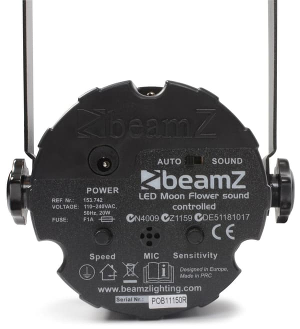 BeamZ LED Moon Flower RGBWA SC BLK