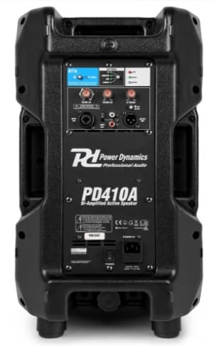 Power Dynamics PD410A 2 x slutsteg, Aktiv högtalare 10"