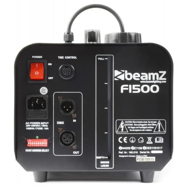 BeamZ F1500 Fazer rökmaskin  with DMX & Controller